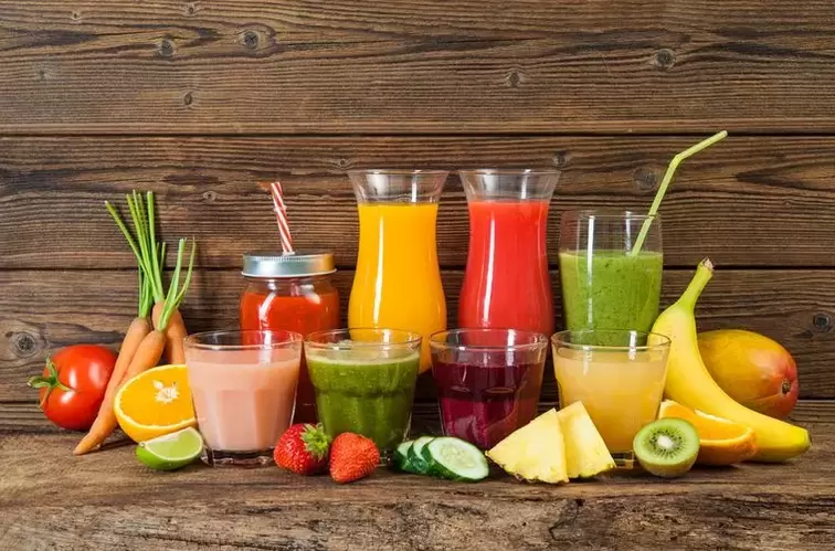 fruit and vegetable juices for food